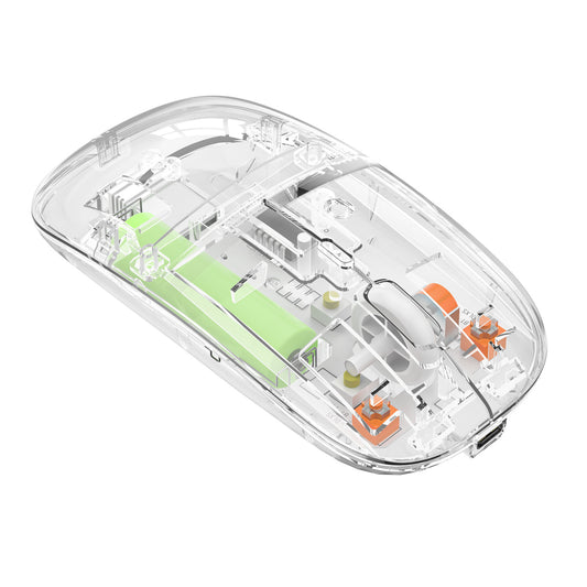 NEW TRANSPARENT WIRELESS+BLUETOOTH DUAL-MODE
