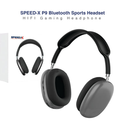Speed-X Technologies P9 Bluetooth Headset Green, Red & Black