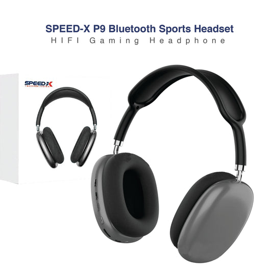 Speed-X Technologies P9 Bluetooth Headset Green, Red & Black