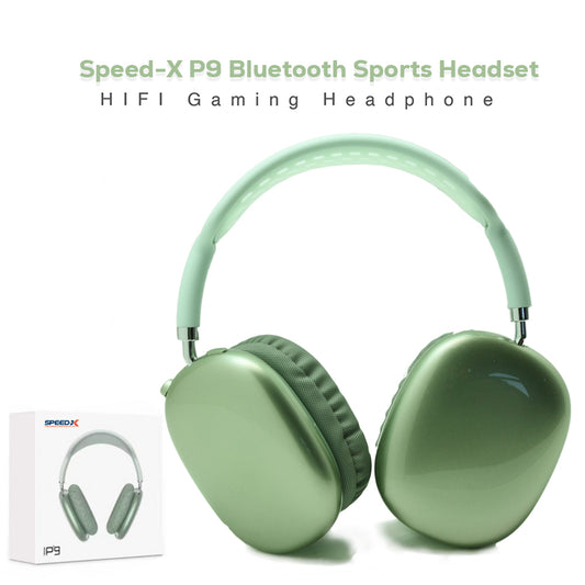 Speed-X Technologies P9 Bluetooth Headset Green, Red & Black