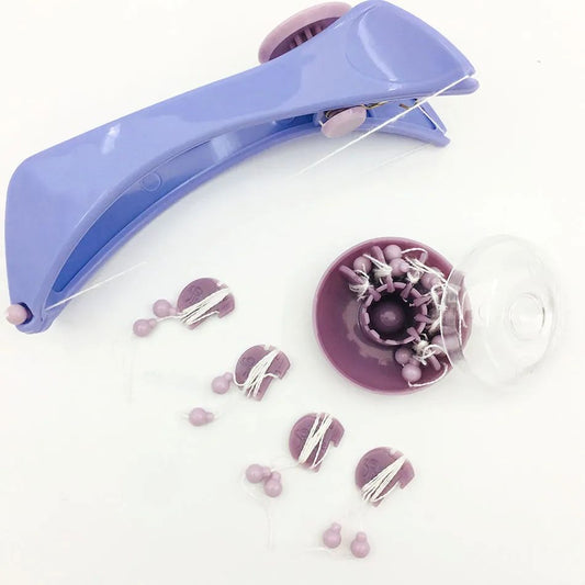 3 pieces Slique Women Hair Removal Epilator Mini Facial Hair Remover Spring Threading Face Defeatherer for Cheeks Eyebrow DIY Makeup Beauty Tool